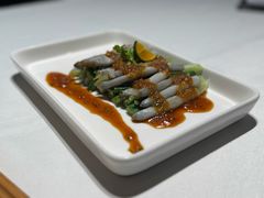 秋葵拌沙虫-黑明餐厅(白鹭洲店)