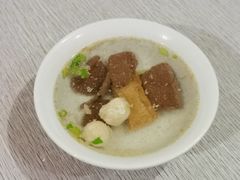 鸭血豆干肉丸汤-苍园干拌面(陆达花园店)