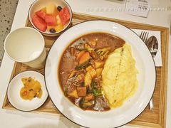 牛腩咖喱蛋包饭-池奈·咖喱蛋包饭(熙地港店)