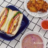 留给自己做份早餐吧，加上一点蔬菜和肉，加上一点营养