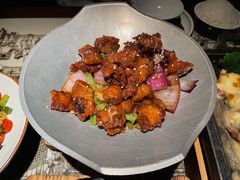 蒜香蜜汁排骨-绿茶餐厅(深圳龙华天虹购物中心店)