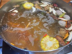 松茸养身汤锅底-牛很鲜潮汕牛肉火锅(朝晖路店)
