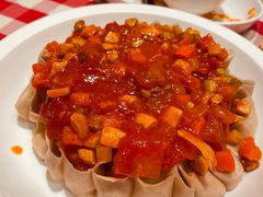西红柿浇汁莜面-西贝(宝乐汇店)