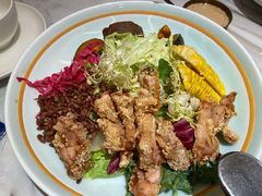 鸡排粗粮沙拉-鹿港小镇(霄云店)
