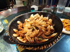 排骨豆角卷子-华盛园卷子王农家菜水库鱼
