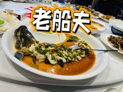 青花椒淋青斑-老船夫婚宴婚庆会馆(延吉路店)