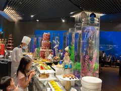 -海棠湾洲际-涛·海底餐厅·美人鱼·自助餐·海底隧道