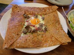 鸡蛋蘑菇熏肉荞麦可丽饼-RAC BAR(安福路店)