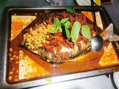 重庆豆花烤鱼-探鱼·鲜青椒爽麻烤鱼(北京路天河城店)