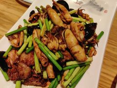 五花肉炒比管鱼-汇丰苑·海鲜青岛菜(中山路大鲍岛店)