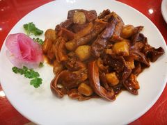 大蒜烧肚条-北京小肠陈饭庄(方庄店)