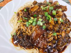 膳片爆鱼干挑面-梧桐面馆桐乡阿能面店(印象城店)