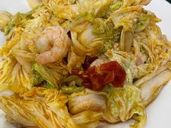 辣白菜炒虾仁-李连贵酒家熏肉大饼(昆明街店)