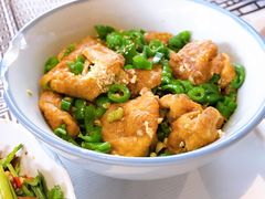 青椒炒油豆腐-农耕记·湖南土菜(halo广场店)
