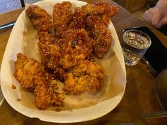 蒜香酱油无骨炸鸡-包装马车·韩国料理·포장마차