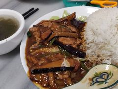 鱼香茄子饭-芬芳甜品(同福路店)