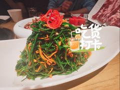 虫草花拌沙葱-百草滩羊清水涮羊肉(长城路店)