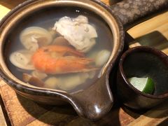松茸茶壶汤-花潮料理艺食馆(世欧广场店)