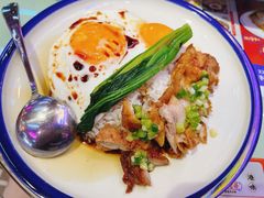 葱油汁鸡排双蛋饭-肥佬哥香港车仔面(人民广场店)