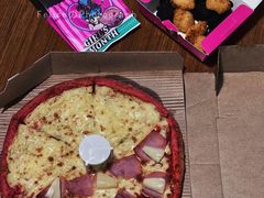 金枕榴莲拼超级夏威夷pizza-乐凯撒披萨·烤鸡(曜一城店)