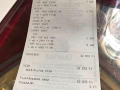 账单-纽约咖啡馆