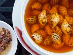 古越陈酿煮花螺-杭州西子湖四季酒店·金沙厅