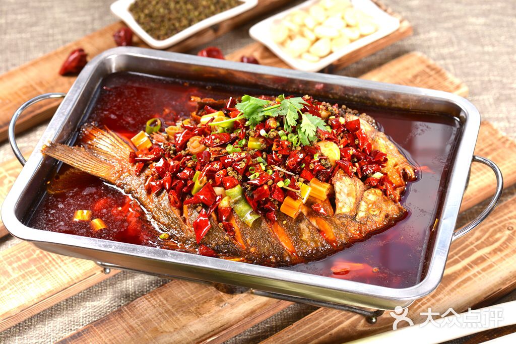 麻里麻里孜然味烤全鱼图片-北京香锅-大众点评网