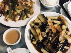 蛤蜊肉拌茄子-华春餐馆(鱼山路店)