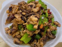 干煸鱿鱼-满口香饭店
