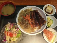 鳗鱼牛肉饭定食-丸福烤肉(君隆广场店)
