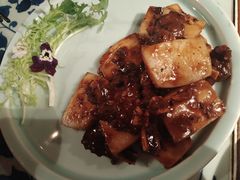 牛仔骨炒年糕-绿茶餐厅(布吉万象汇店)