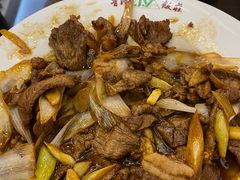 葱爆羊肉-晋阳饭庄(虎坊桥店)