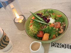 胡同田园温泉蛋烤炙蔬菜沙拉-玲婧胡同·生日蛋糕·餐厅(嘉里城店)