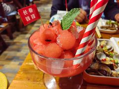 多肉西瓜冰-钱锋炭缸烧烤(安达街直营二店)