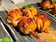 酱烤京葱鸡肉串-人间酒暖·Go blanc·烧鸟·深夜食堂(陆家嘴店)