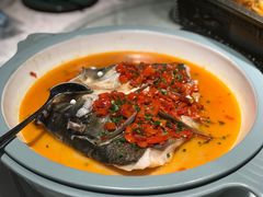 老坛剁椒蒸鲜活鱼头-遇见湘·地道湖南菜(云门店)