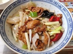 莲菜炒肉煮馍-老西安韩记三鲜煮馍(四府街店)