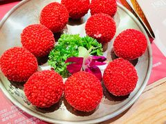 荔枝山药榴莲球-西塔老太太泥炉烤肉(杭州首店)