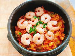 鲜虾石锅饭-韩聚园韩国料理(文灶店)