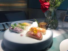 漫步花开彩虹卷-蜜桃花开·中西融合菜E&W(南长街店)