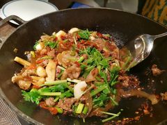 现炒黄牛肉-小隐人家(乐松店)