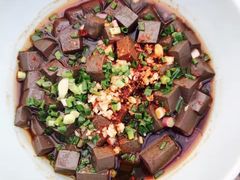 辣子蒜羊血-老磨油饼(高陵店)