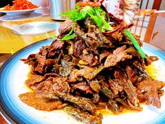 干辣椒炒牛肉-英兰朝族饭店(河南桥头店)