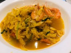 白菜炒大虾-青岛蓝海大饭店·渔歌舫(李沧店)