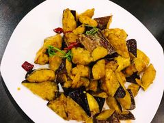 风味茄子-老牌坊•鲁菜名店•地道济南菜(大观园商埠店)