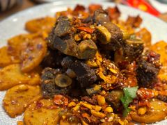 干煸土豆牛排-品回味清真西北楼(宁波首店)