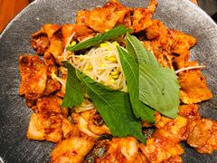 铁板章鱼五花肉-春熙台韩国料理·章鱼肥牛(西丽店)