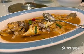 Stewed Yellow Croaker with Rice Cake