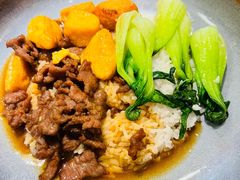 鲍鱼汁玉子豆腐牛肉烩饭-杯子红牛排(创意产业园店)