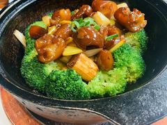 石锅葱焗猪蹄花-船家渔(徐州北路店)